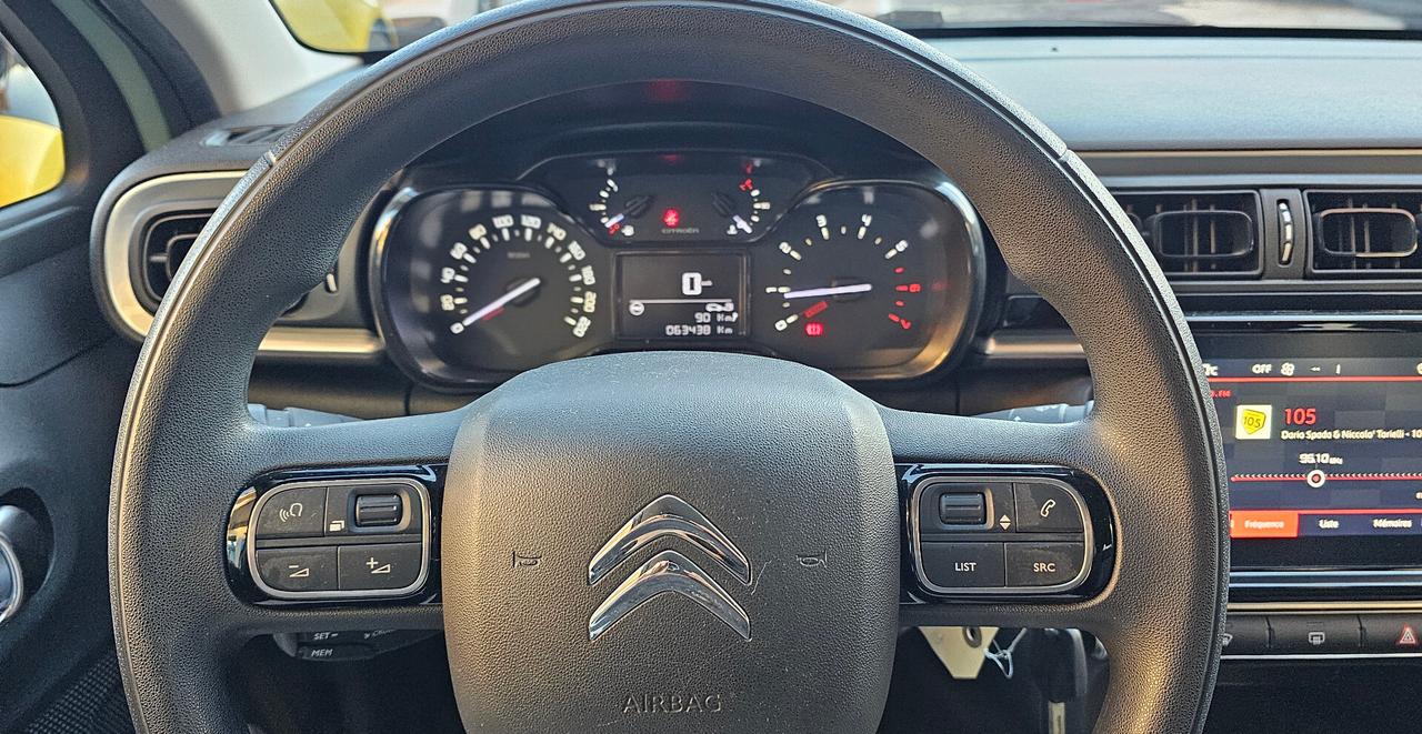 Citroen C3 PureTech 82 S&S GRAPHIC UNIPRO' CINTA SOSTITUITA ANDROID