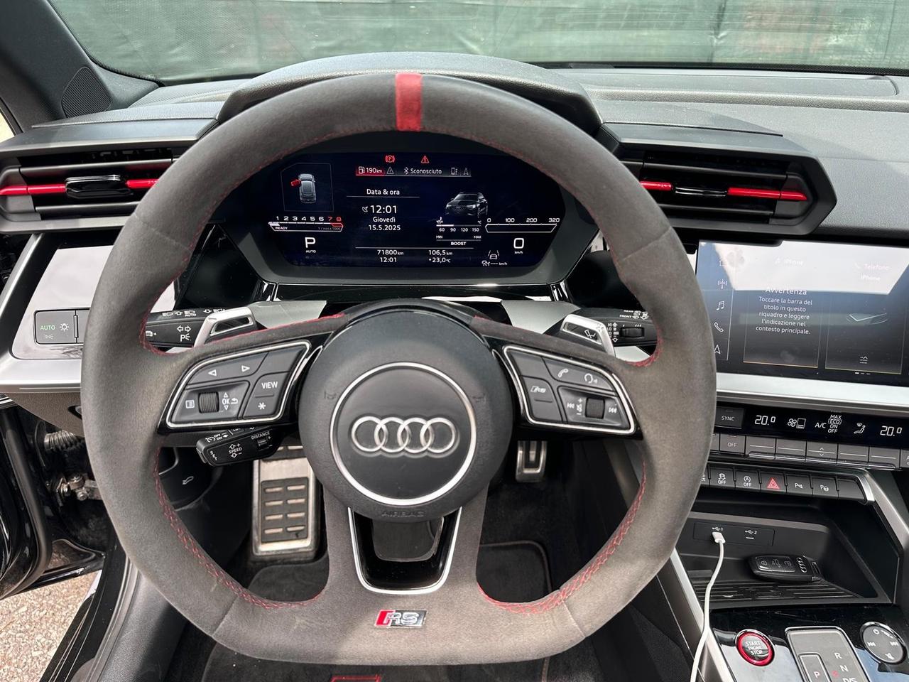 Audi RS3 AUDI RS3 SPORTBACK TETTO VOLANTE ALCANTARA