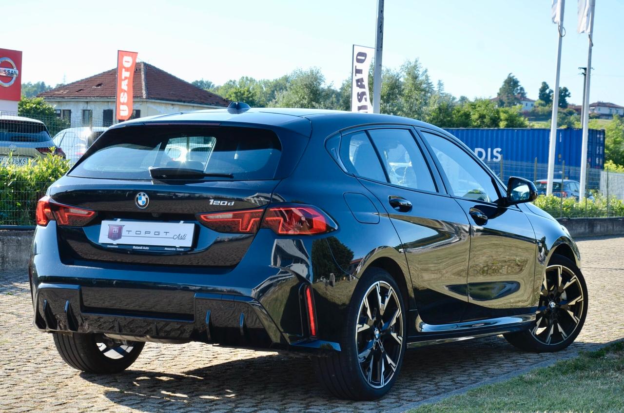BMW 120d 48V MSPORT 163cv AUTO, LEASING IN CORSO, UNICOPROPRIETARIO, EURO 6E, UFF ITALIANA, NAVI, RETROCAMERA, APPLE ANDROID, PERMUTE