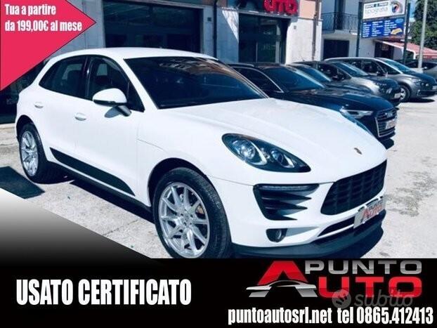 PORSCHE Macan 2.0T BIANCA 252 CV-PELLE