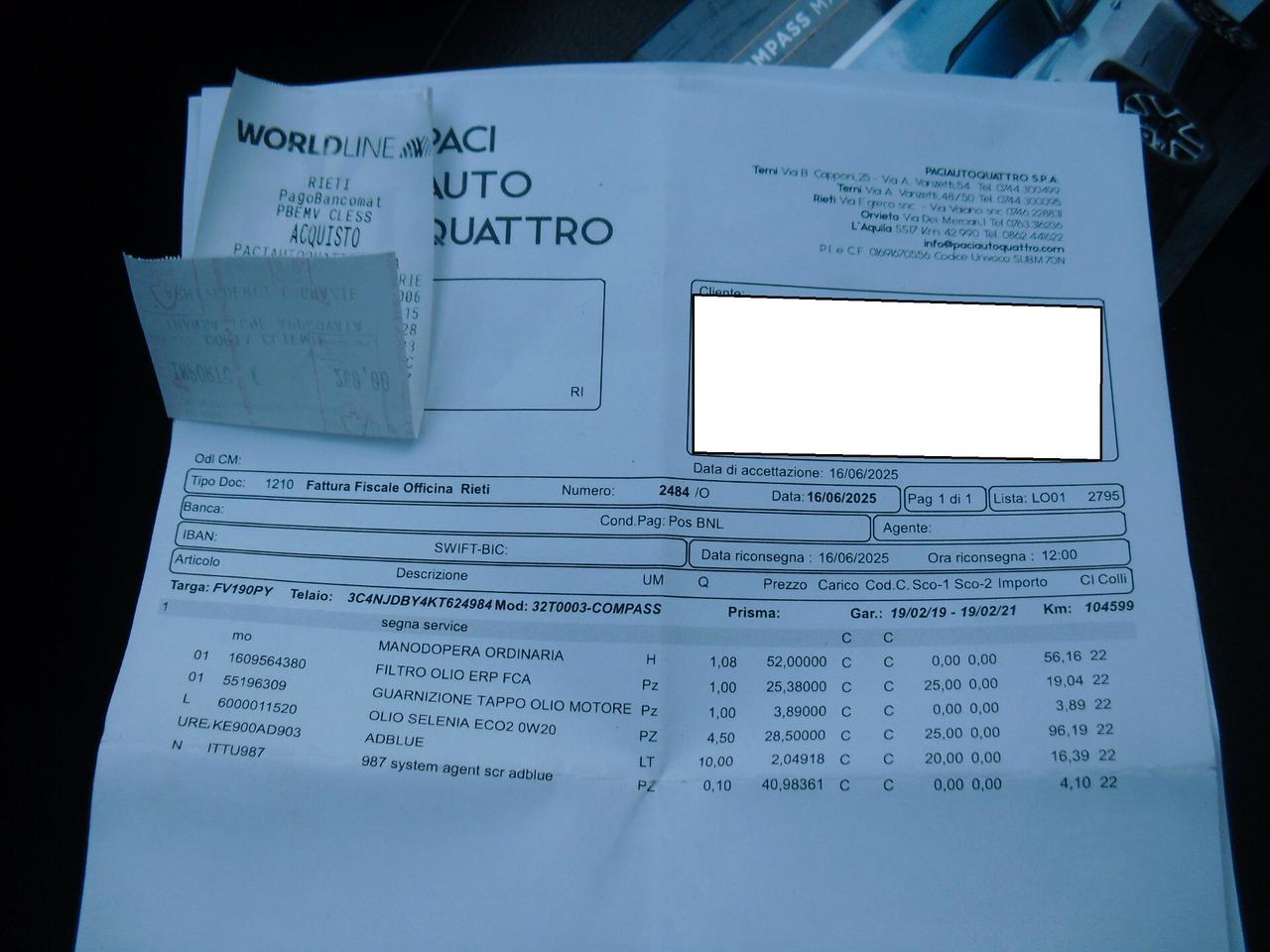 Jeep Compass 2.0 Multijet II 4WD Night Eagle Auto, OTTIME CONDIZIONI!