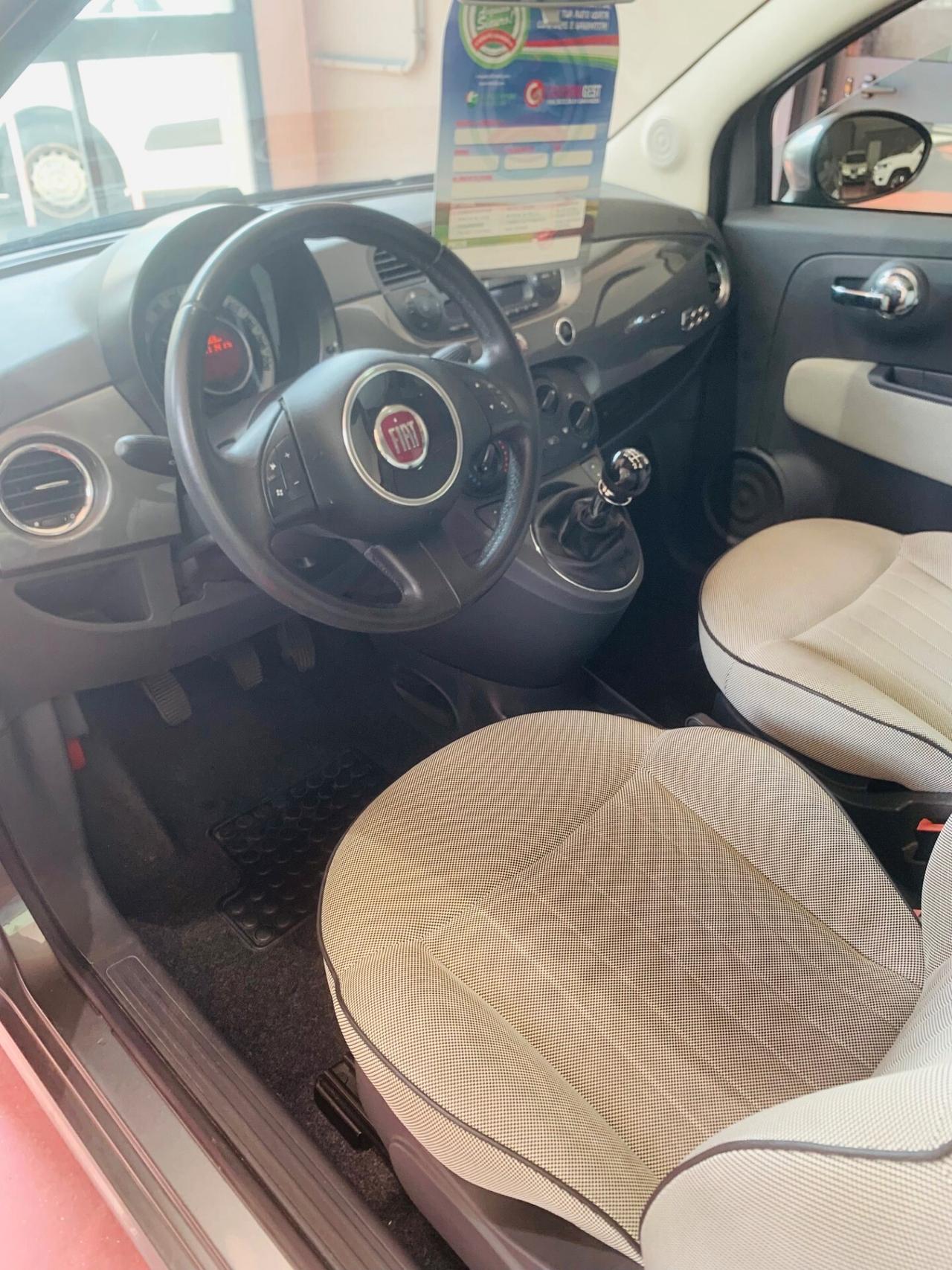 Fiat 500 1.2 Lounge 69cv-solo 85.000 km--