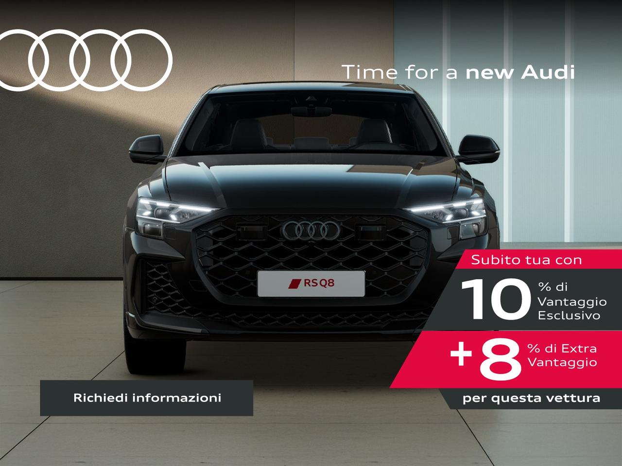 Audi RSQ8 rs 4.0 mhev 48v performance 640cv tiptronic