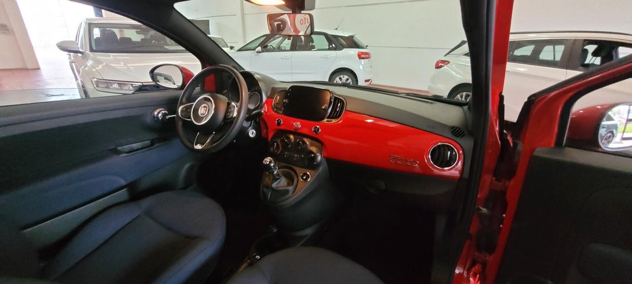 Fiat 500 1.0 Hybrid Red