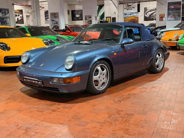 PORSCHE 964 Cabrio-Baltic Blu-Pelle Blu-Capote Blu