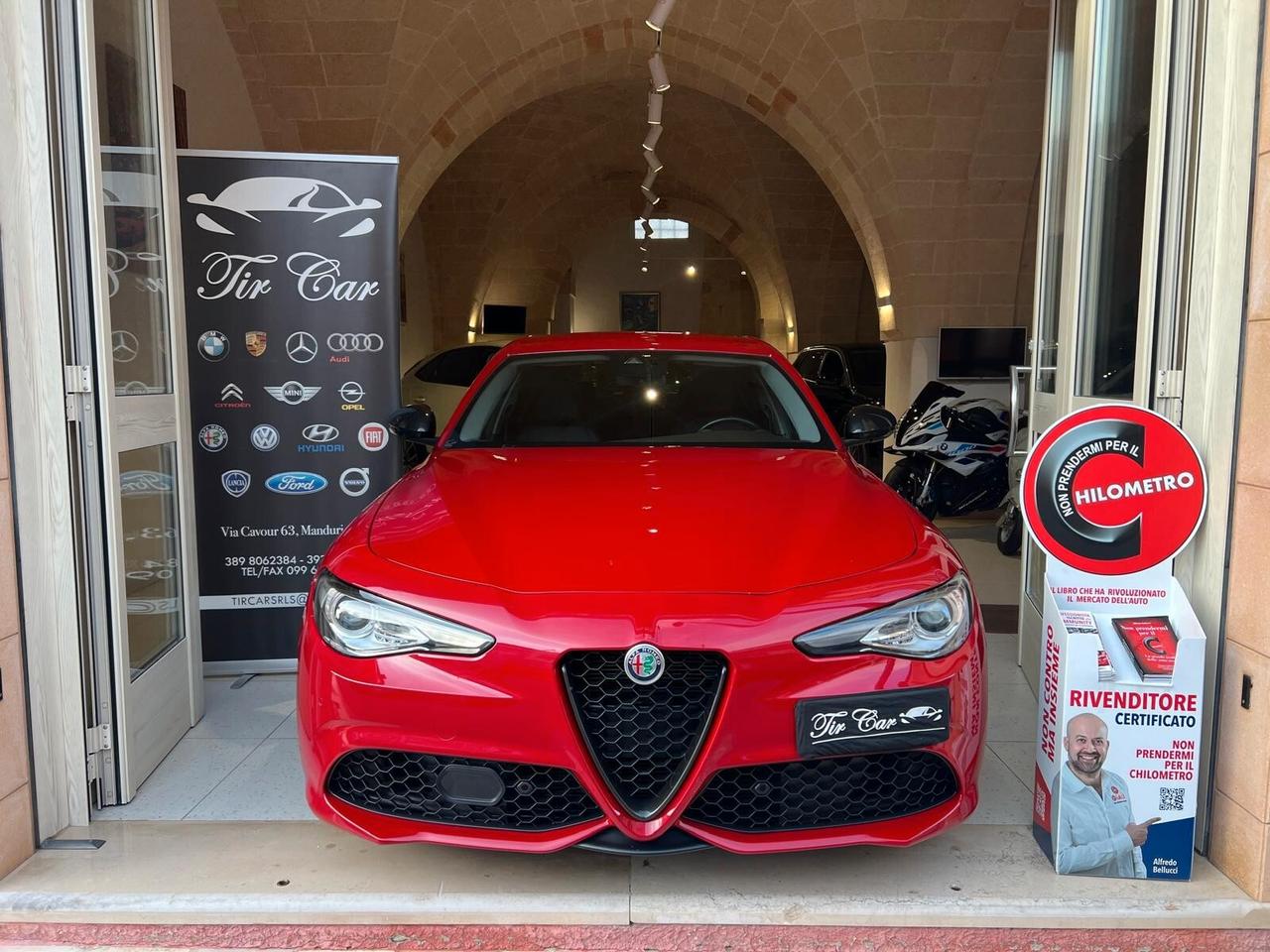 ALFA ROMEO GIULIA VELOCE 2.0 280CV Q4 PELLE NAVI CAM ANNO 2022