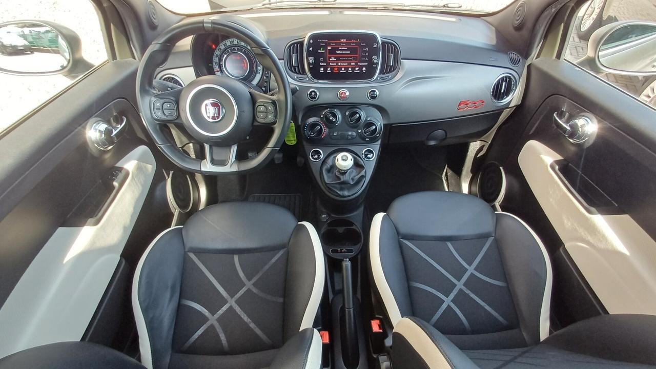 Fiat 500 1.2 S VERDE OPACA OK NEOPATENTATI
