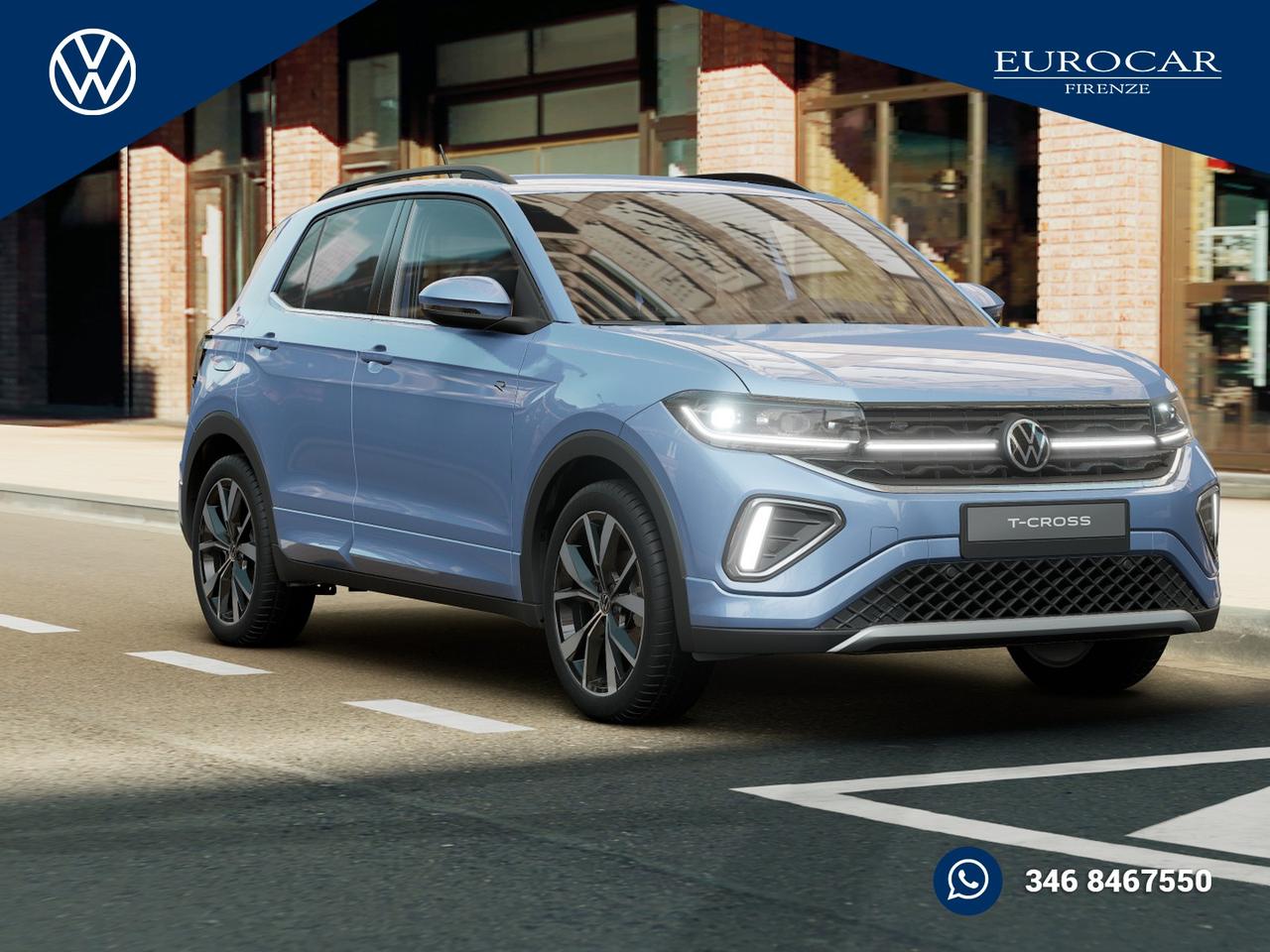 Volkswagen T-Cross 1.0 tsi r-line plus 115cv dsg