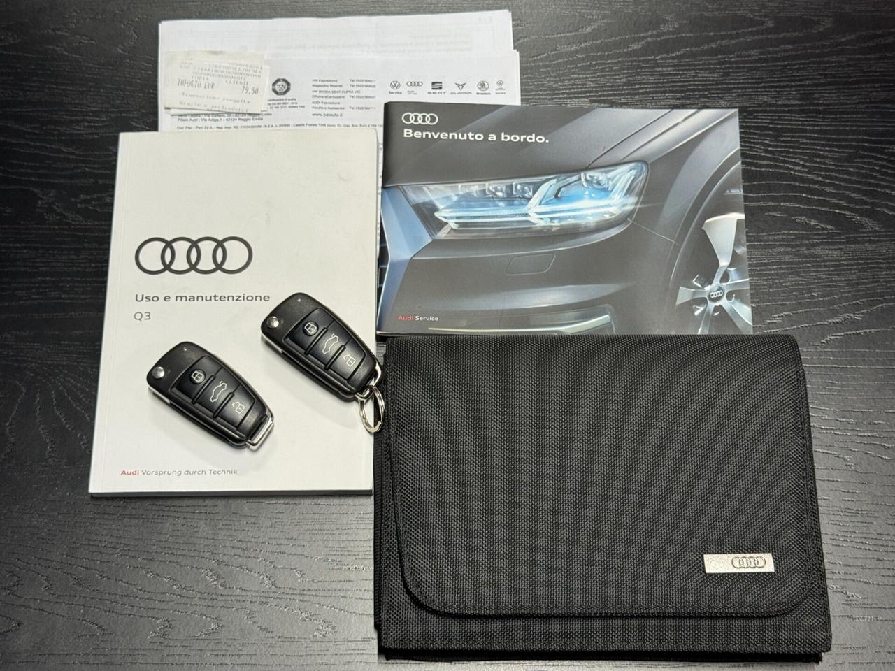 AUDI Q3 35 TDI S LINE S-TRONIC TETTO/MATRIX/PELLE/LED MULTICOLOR