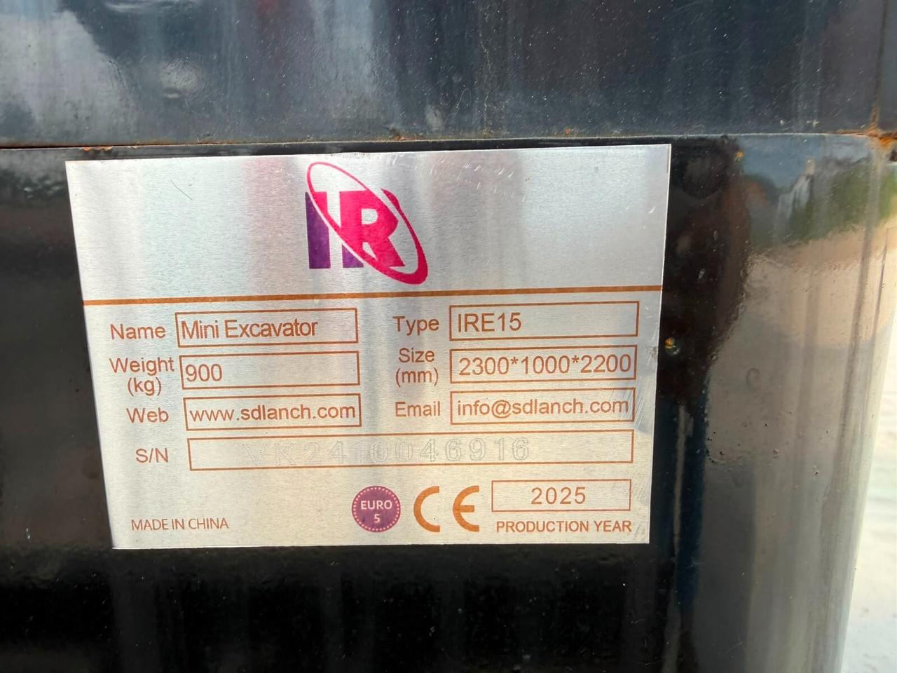 Altro IRE15 mini escavatore NUOVO