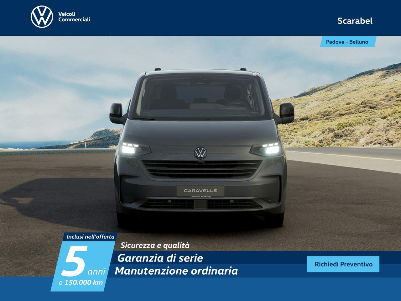 Volkswagen T7 Caravelle t7 2.0 tdi 170cv life l1 auto