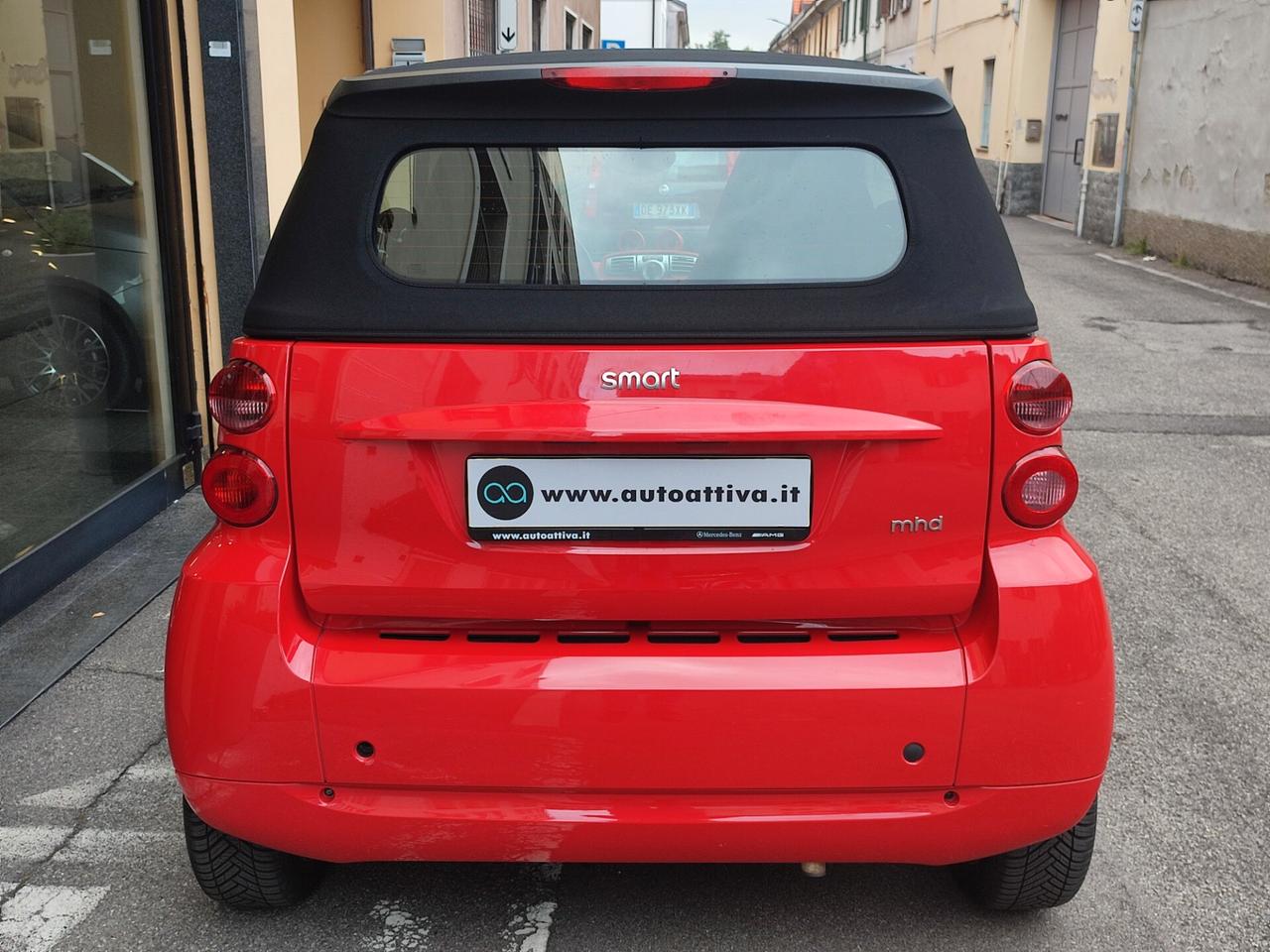 Smart ForTwo 1.0 52 kW MHD cabrio passion km 83.019 Navi Touch