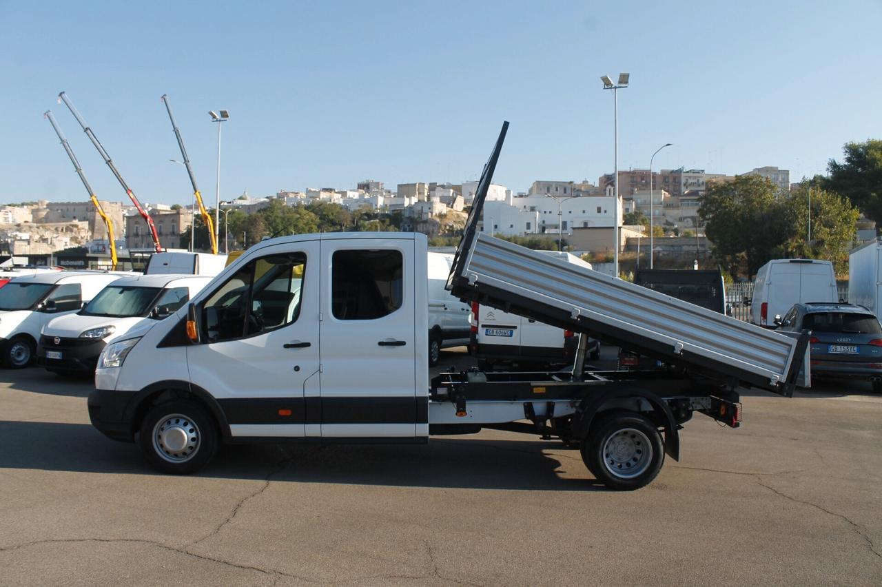 Ford TRANSIT 2.0 TDCI 170CV DOPPIA CABINA CASSONE RIBALTABILE MOTORE NUOVO!!!