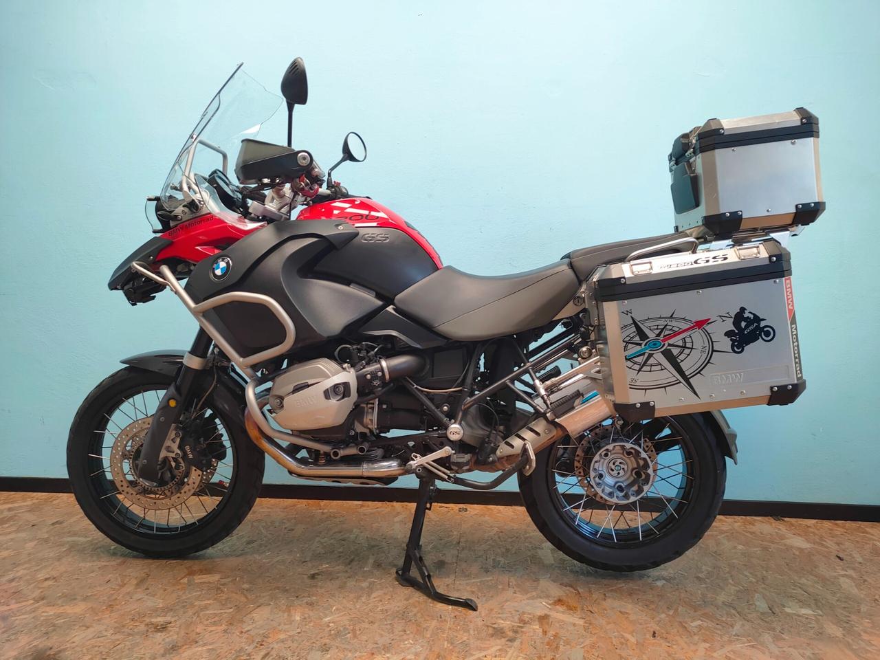 Bmw R 1200 GS Adventure con Tris valigie Alluminio
