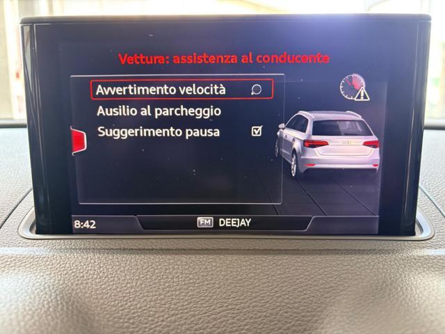 AUDI A3 Sportback 30 1.6TDI 116cv Sport *UNIPROPRIETARIO*