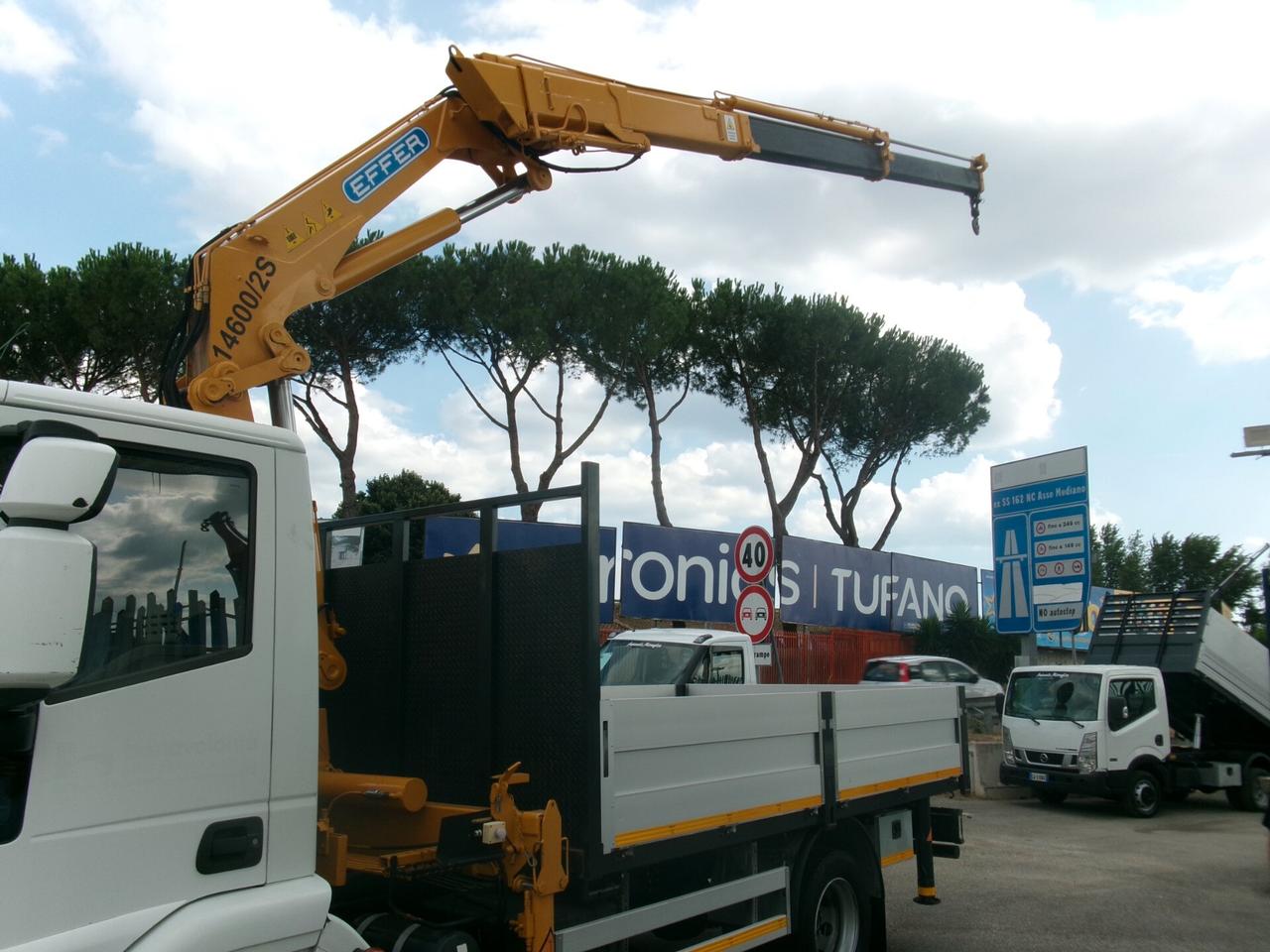 Iveco EUROCARGO 120/22 E5 GRU EFFER 14600/2S 4 PIEDI +CASSONE FISSO DA 4.20 METRI