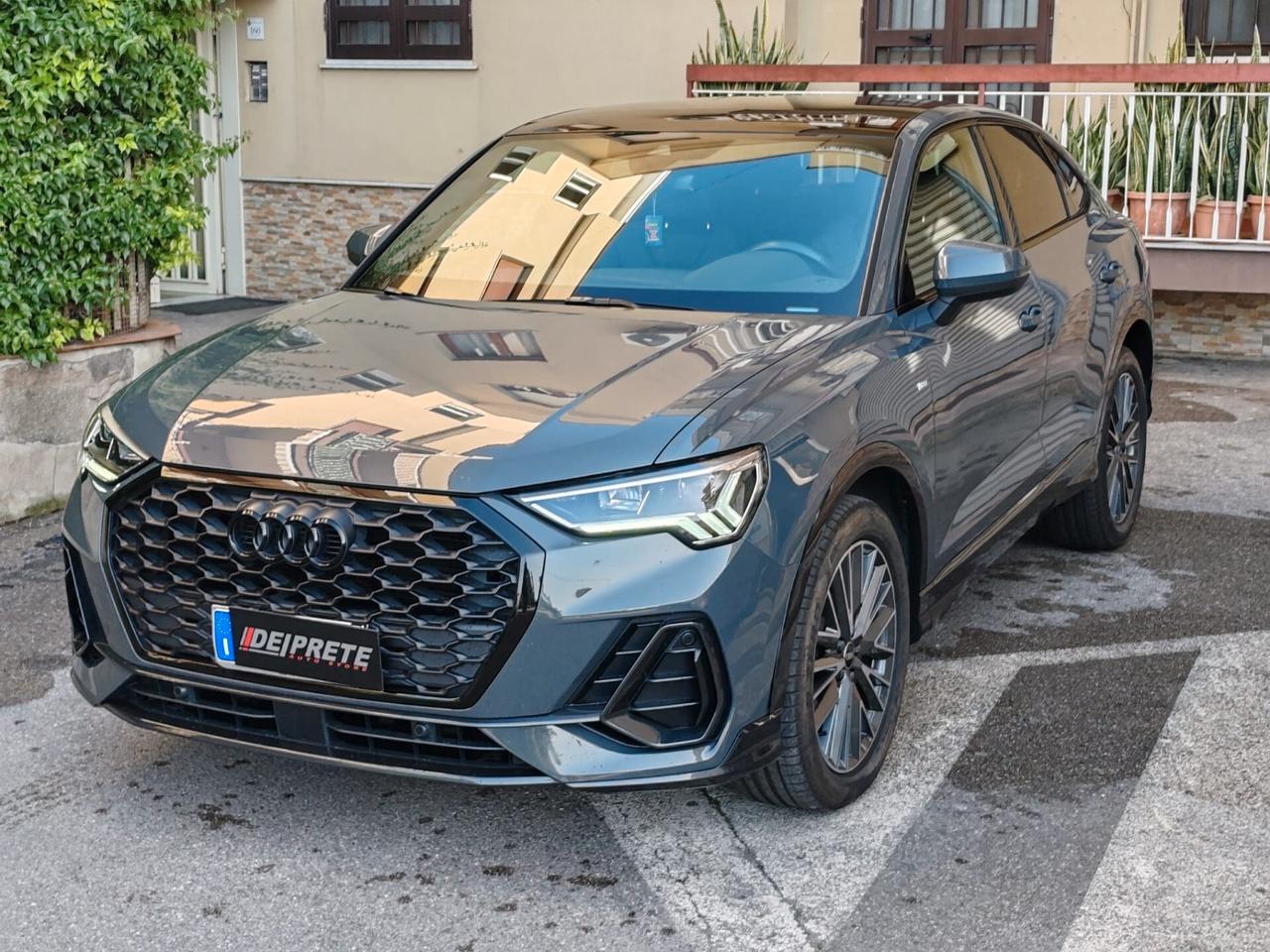 Audi Q3 Sportback S line – Tetto Panoramico – Identity Black – S tronic