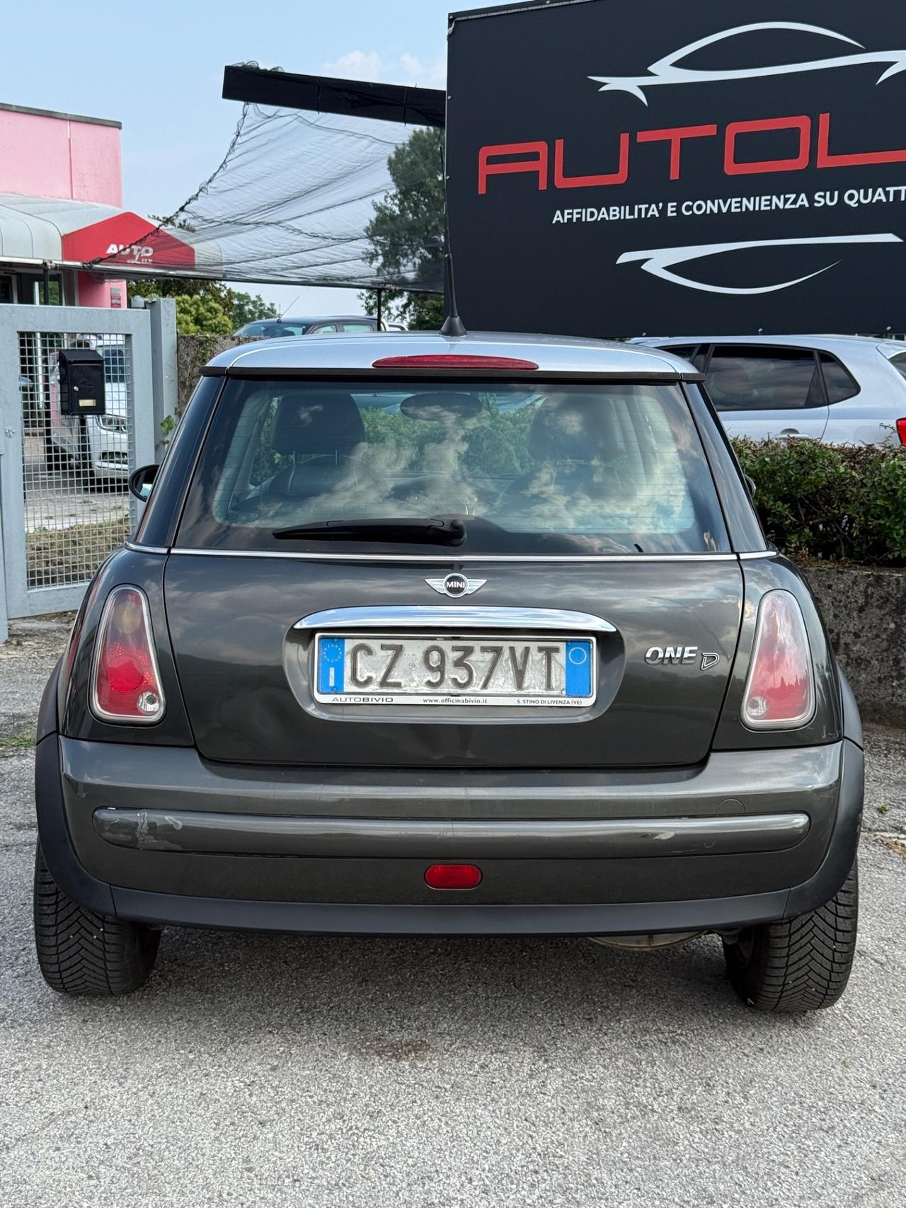Mini 1.4 tdi One D Park Lane NEOPATENTATI