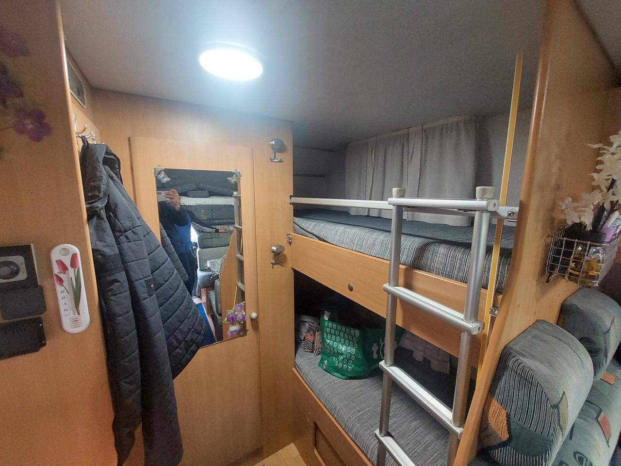 Camper mansardato 6 posti #MP