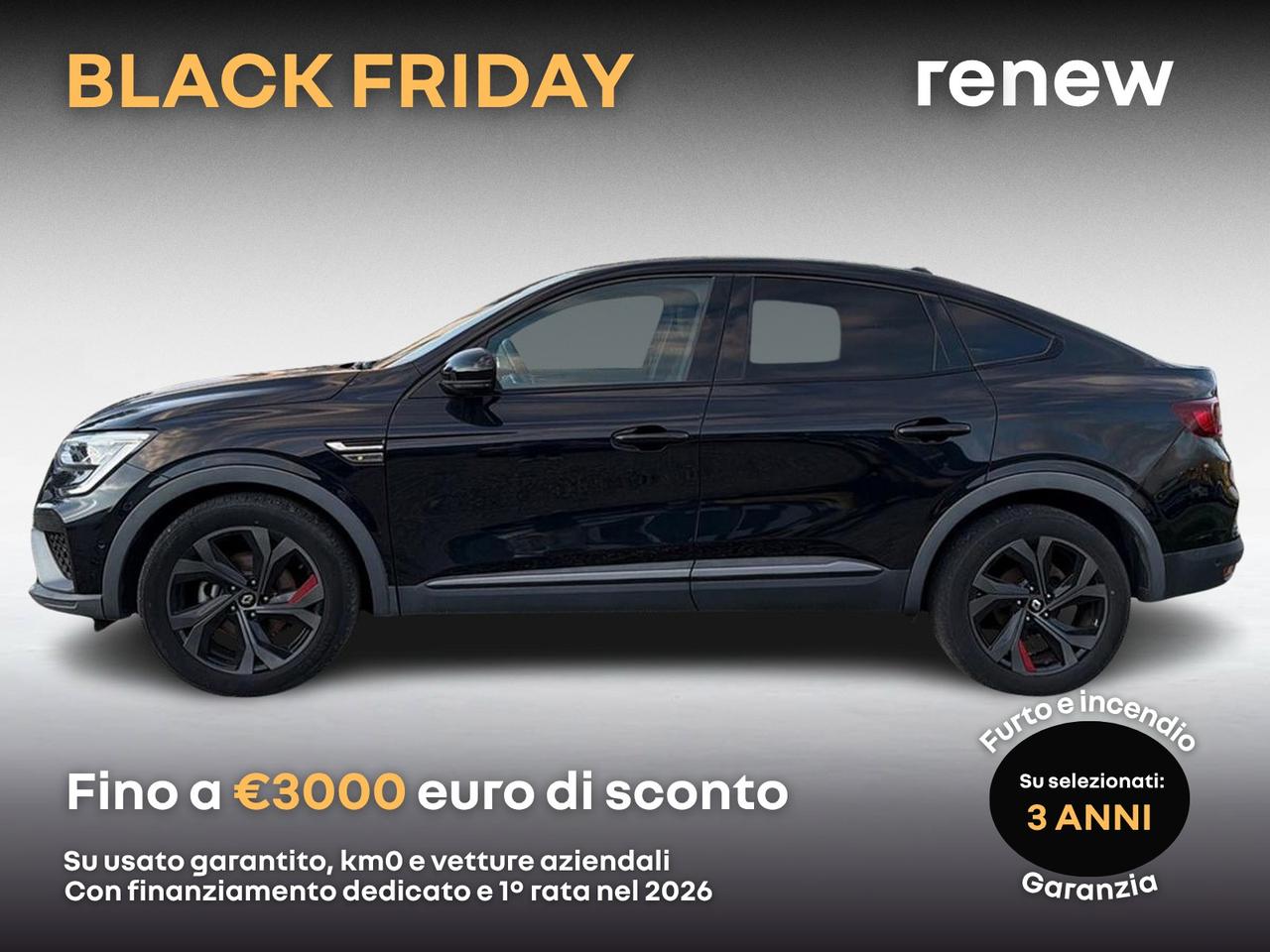 Renault Arkana 1.6 e-tech full hybrid r.s. line 145cv