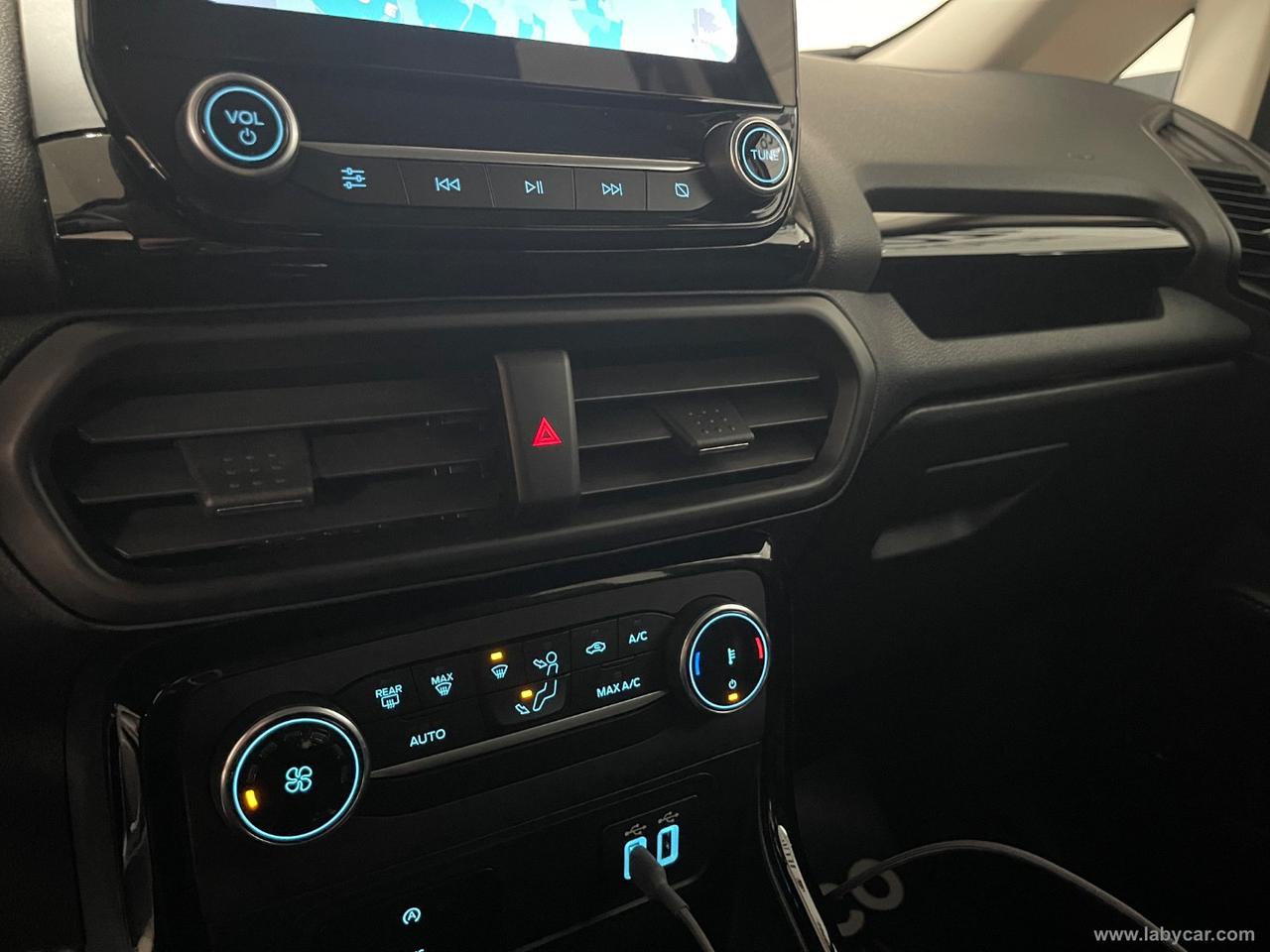 FORD EcoSport 1.0 EcoBoost 125 CV S&S ST-Line CARPLAY - PELLE ALCANTARA KM 54.613