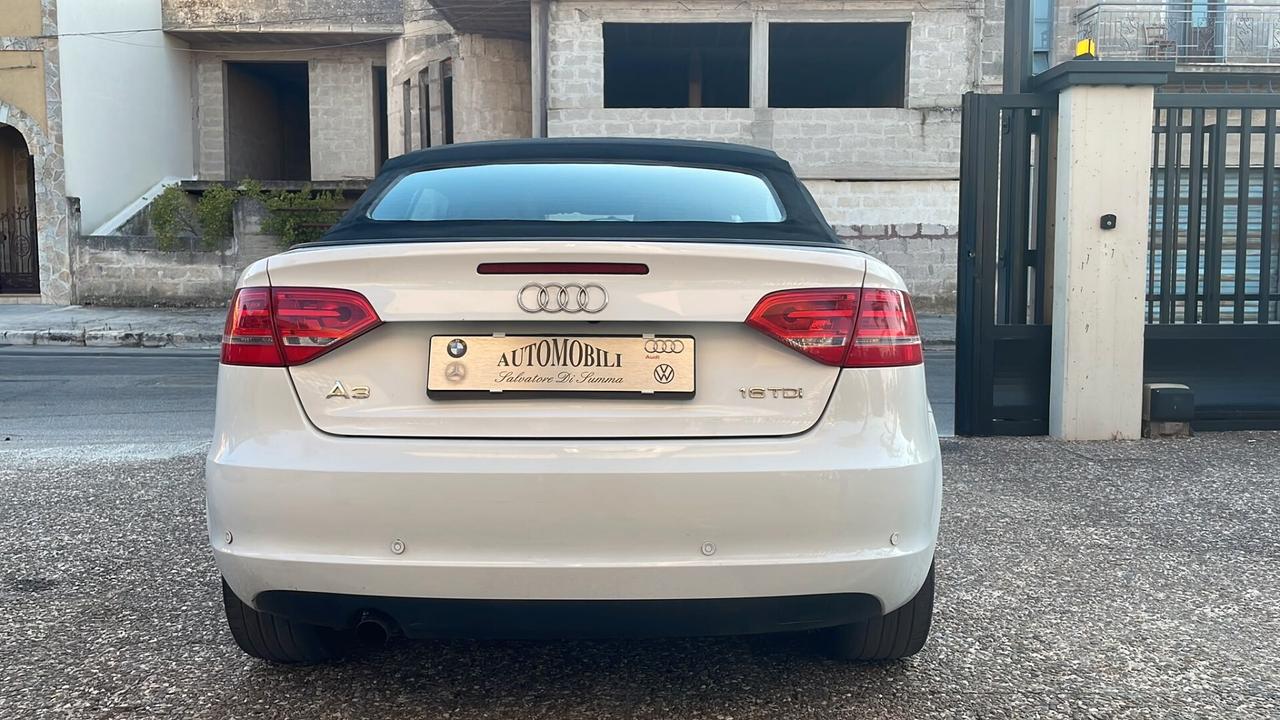 Audi A3 Cabrio 1.6 TDI 105 CV CR Ambition
