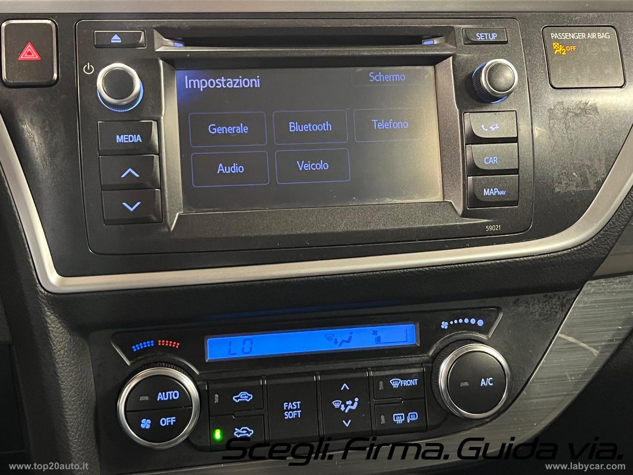 TOYOTA Auris STATION VAGON 5 PORTE 1.4D Active CONSUMI MOLTO BASSI