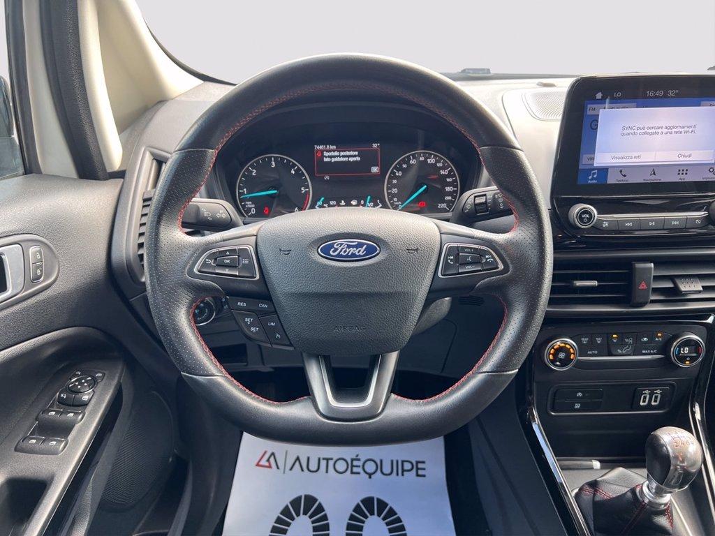 FORD EcoSport 1.5 tdci ST-Line Black Edition s&s 100cv my18 del 2018