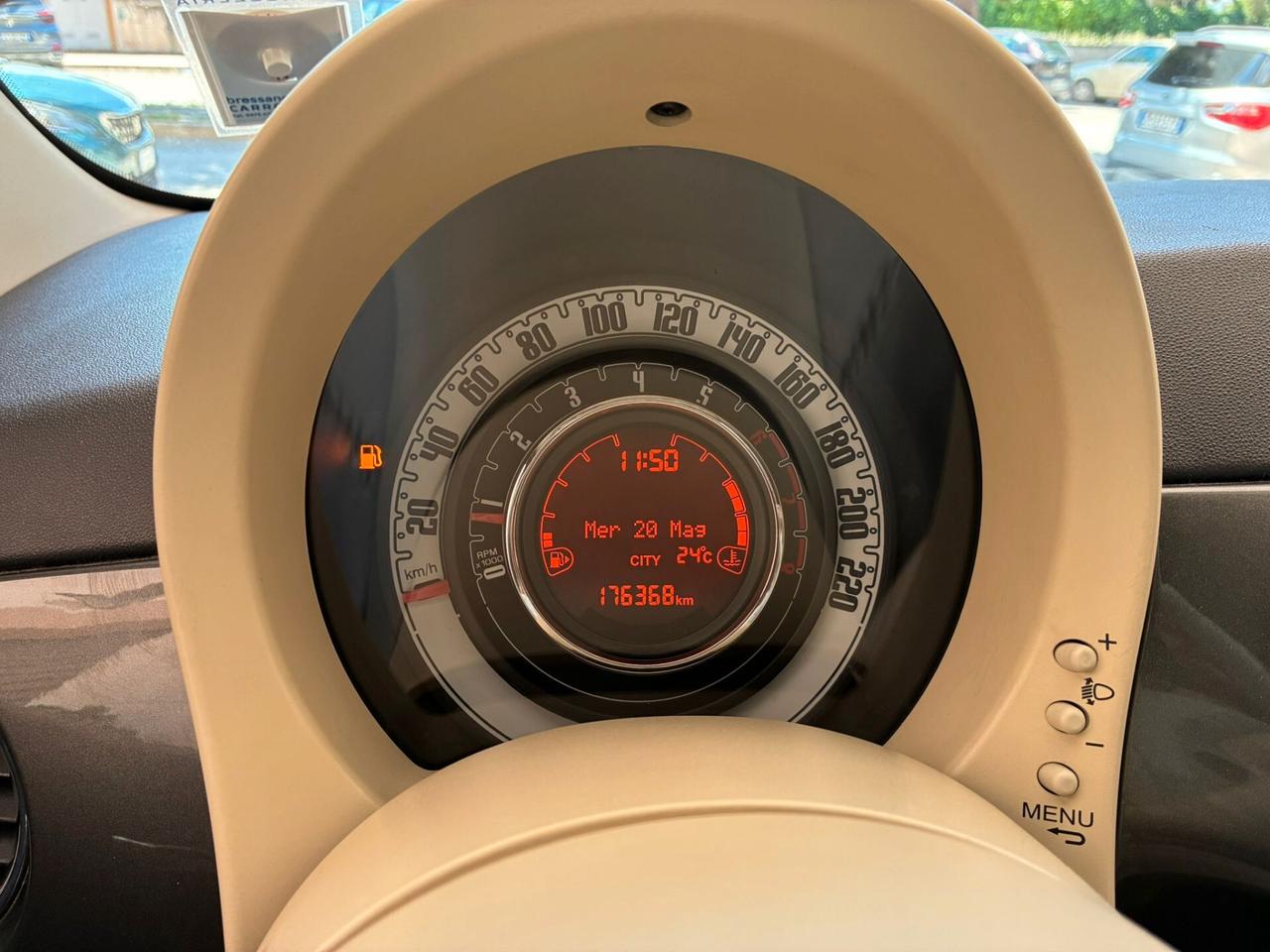 Fiat 500 1.2 Lounge tetto panoramico perfetta-14