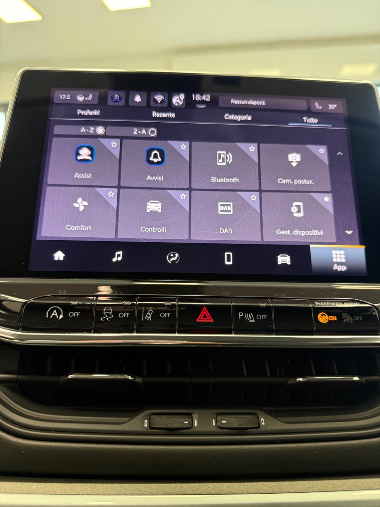 Jeep Compass 1.6 mjt Limited 130cv NAVIGATORE,TELECAMERA,FARI LED, APPLE CARPLAY,AZIENDALE ITALIA