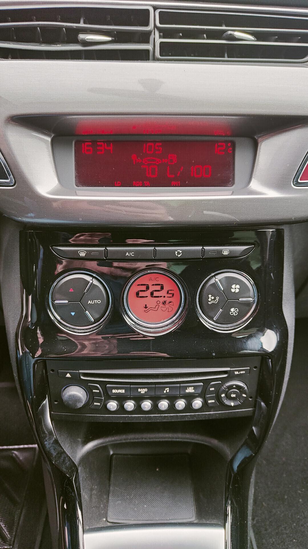 Citroen C3 EXCLUSIVE KM 76.500 OK NEO PATENTATI