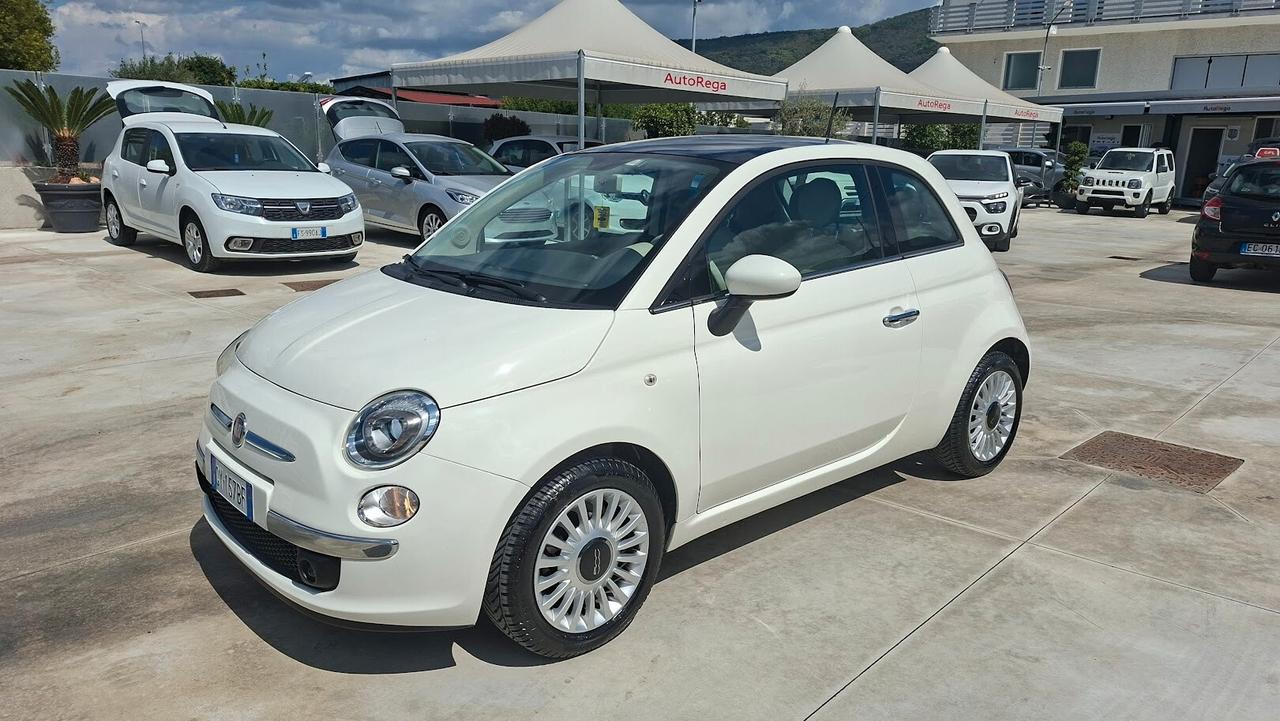 Fiat 500 1.2 Lounge 2015 con tetto panoramico