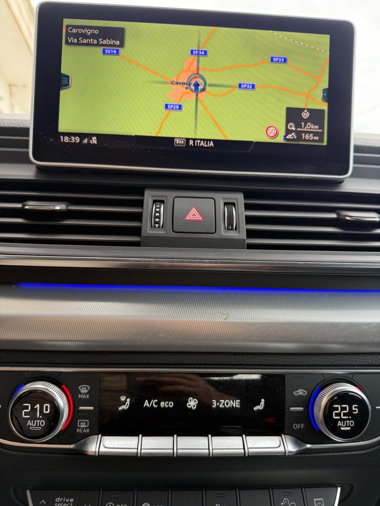Audi Q5 40 tdi Sport quattro S-Tronic 190cv VIRTUAL COCKPIT,LUCI SOFFUSEINTERNE ,NAVIGATORE,FULL LED