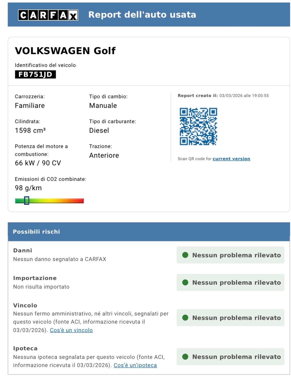 Volkswagen Golf 1.6 TDI 90 CV 5p. Trendline BlueMotion Technology