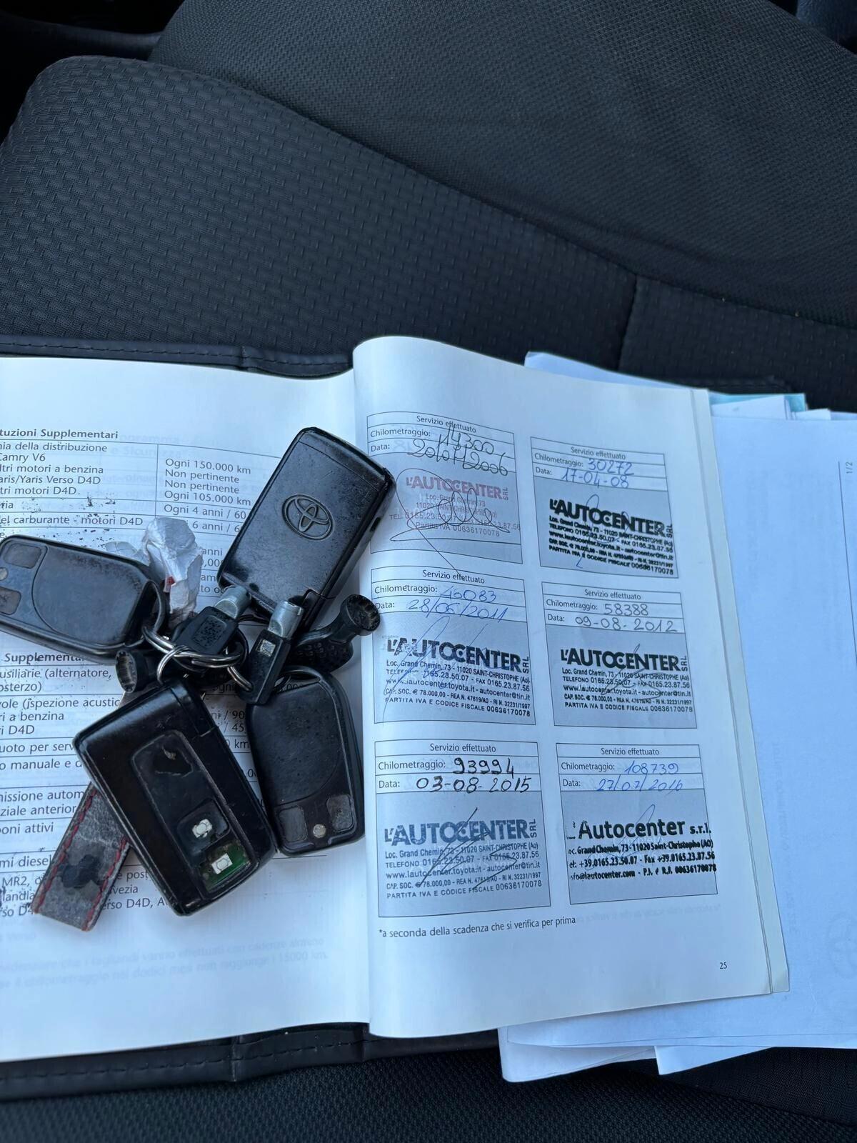 Toyota Corolla Verso 1.8 16V Sol 7 POSTI tagliandata sempre in concessionario toyota UNICO PROPRIETARIO