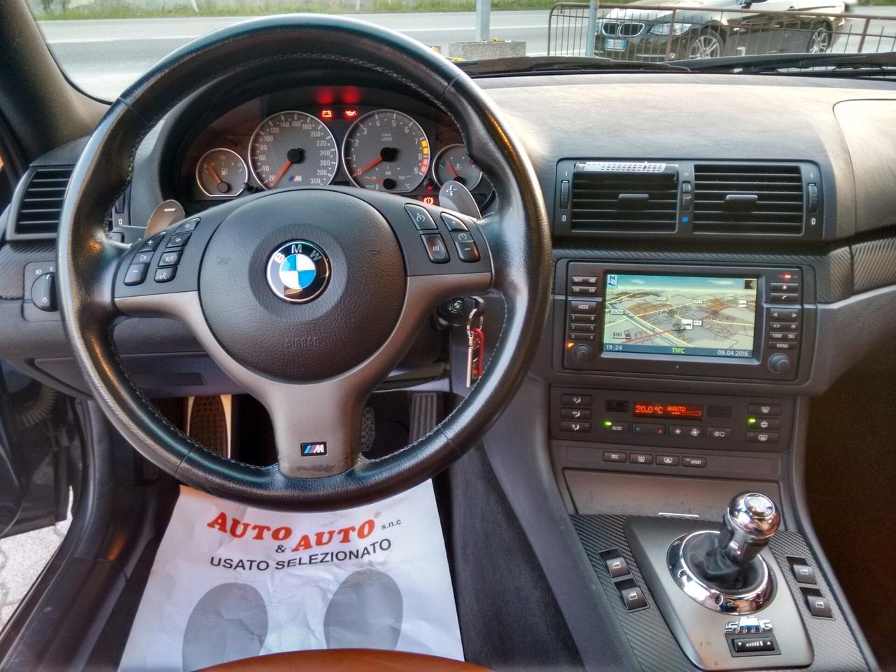 Bmw M3 COUPE' SMG II ISCRITTA ASI BOLLO 25% RC AUTO RIDOTTA FULL OPT. PELLE TETTO NAVI 19