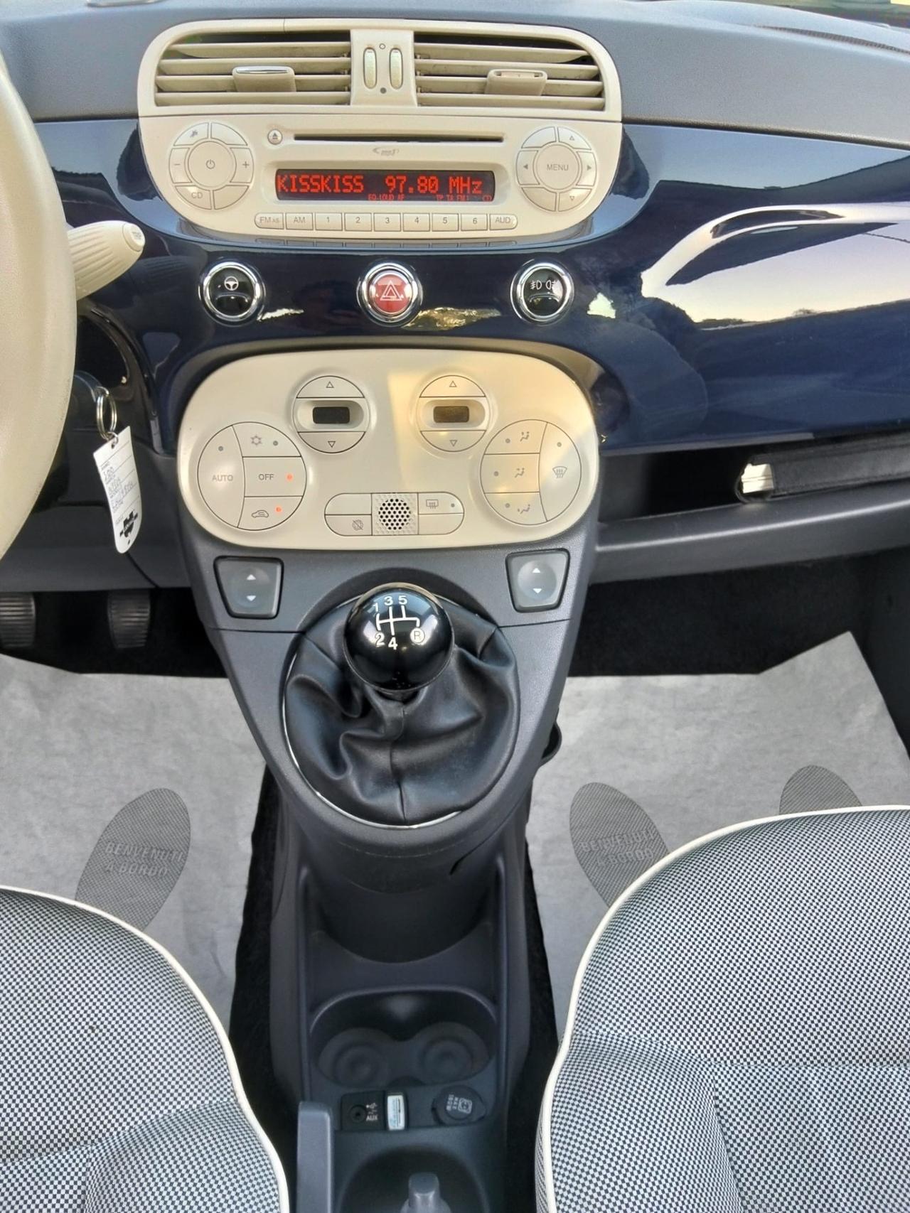 Fiat 500 1.2 Lounge*Panorama*Clima Bizona*Blue&Me