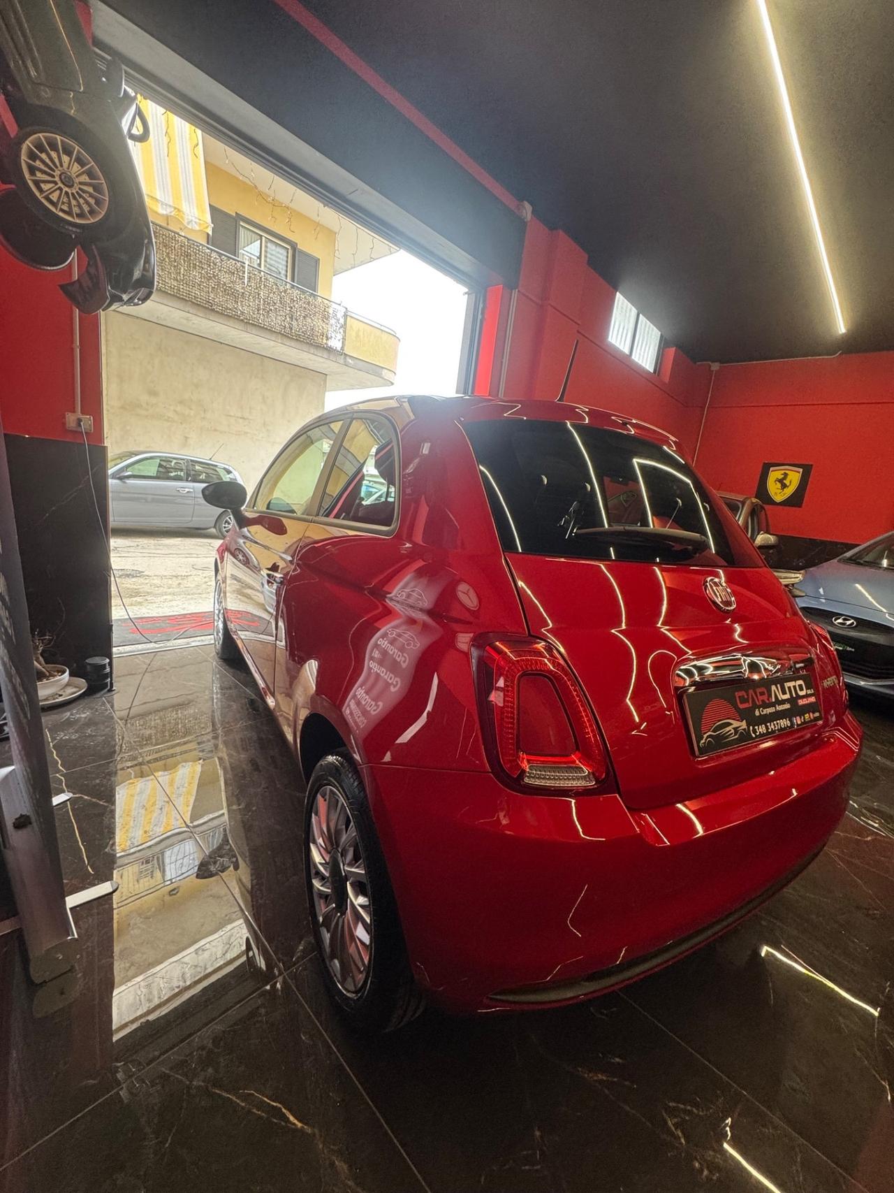 Fiat 500 1.0 Hybrid Red