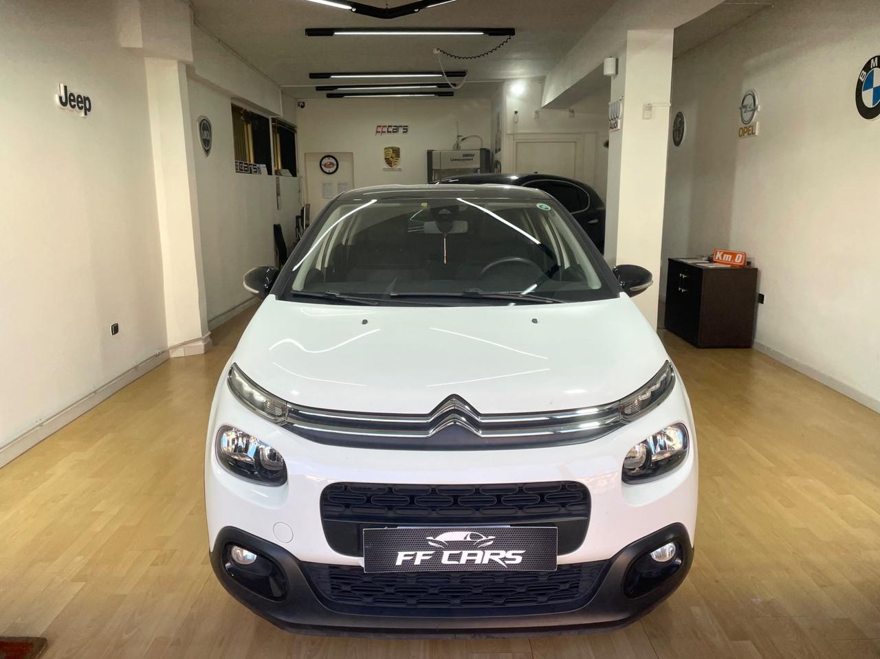 Citroen C3 BlueHDi 100 S&S Feel tetto bicolore 2018 ITALIANA