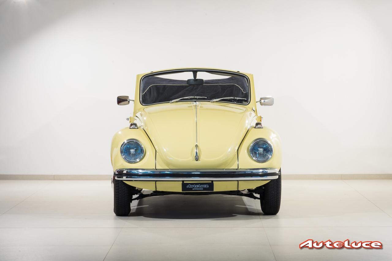 Volkswagen Maggiolino Cabriolet - Vetro piatto - Restaurata completamente - ASI Oro - Targa originale