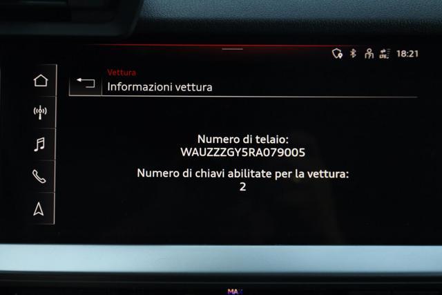 AUDI A3 SPB 40 TFSI e S tronic Advanced Plug-in