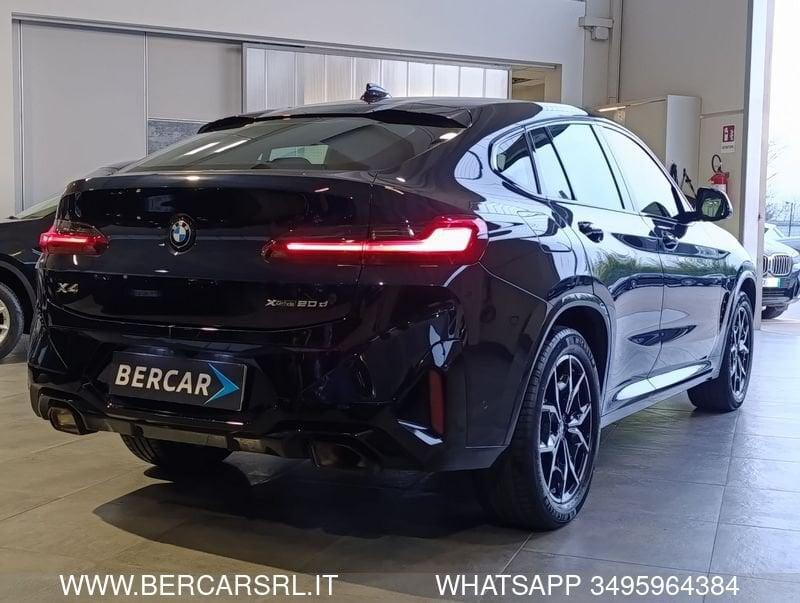 BMW X4 X4 xDrive20d 48V Msport*TETTO*HEAD UP DISPLAY*TELECAMERA*BMW LIVE COCKPIT*