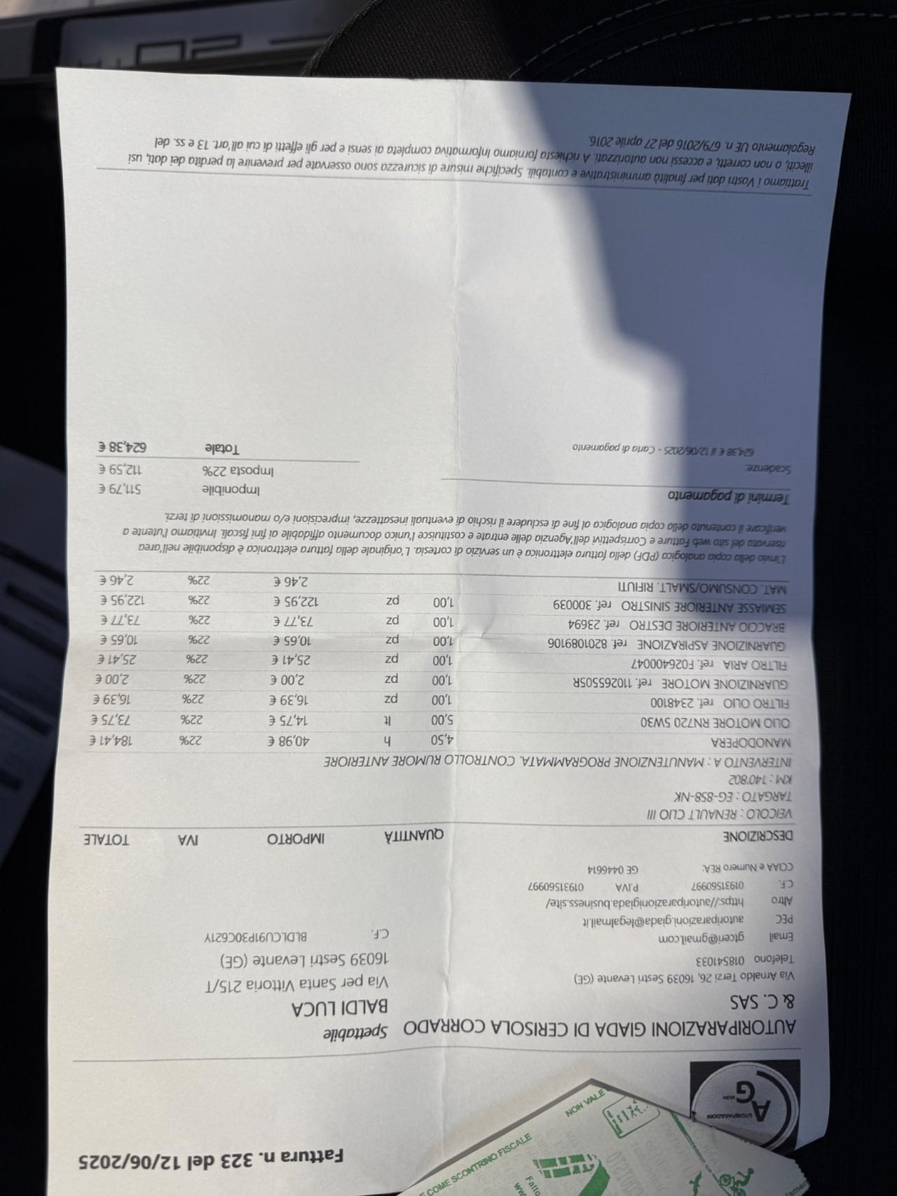 Renault Clio 1.5 dCi 75CV 5 porte Dynamique