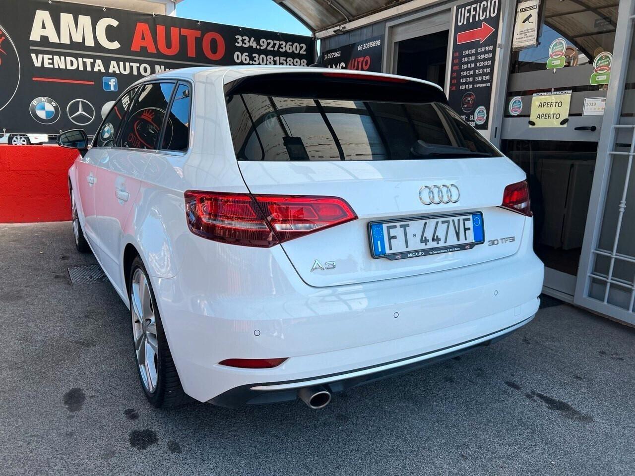 Audi A3 SPB 30 TFSI S tronic S LINE - FINANZIAMENTI - PERMUTE