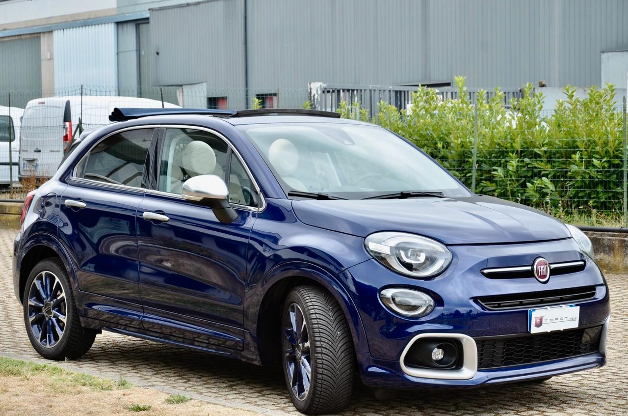 FIAT 500X 1.0 T3 YACHT CLUB CAPRI 120cv, UNICOPROPRIETARIO, SERVICE FCA, EURO 6D, TETTO, NAVI, RETROCAMERA, FARI LED, PERMUTE
