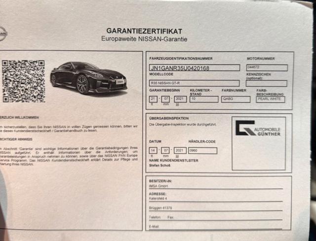 NISSAN GT-R 3.8 V6 Nismo