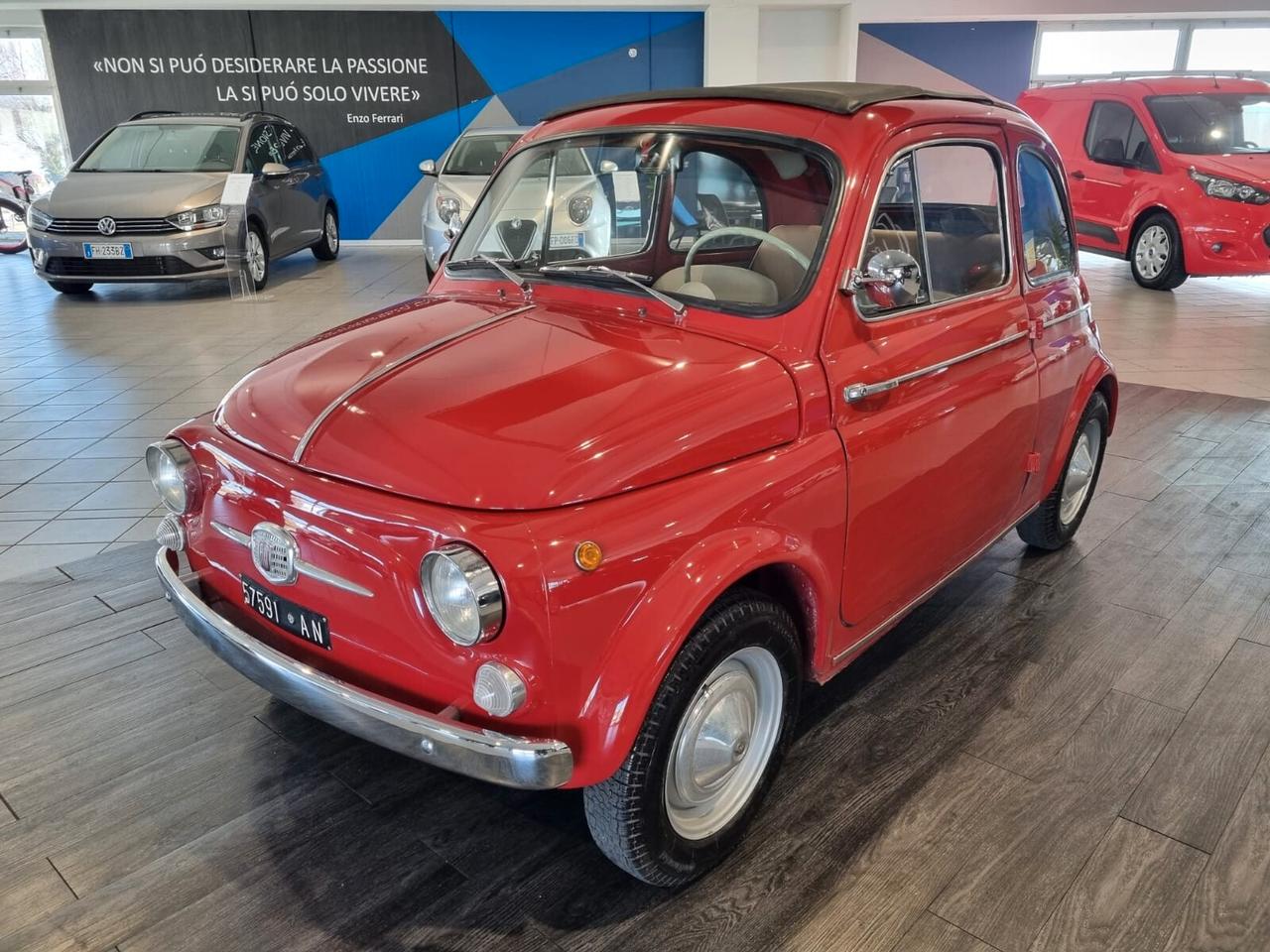 Fiat 500 Nuova 500 D targhe originali "targa oro"