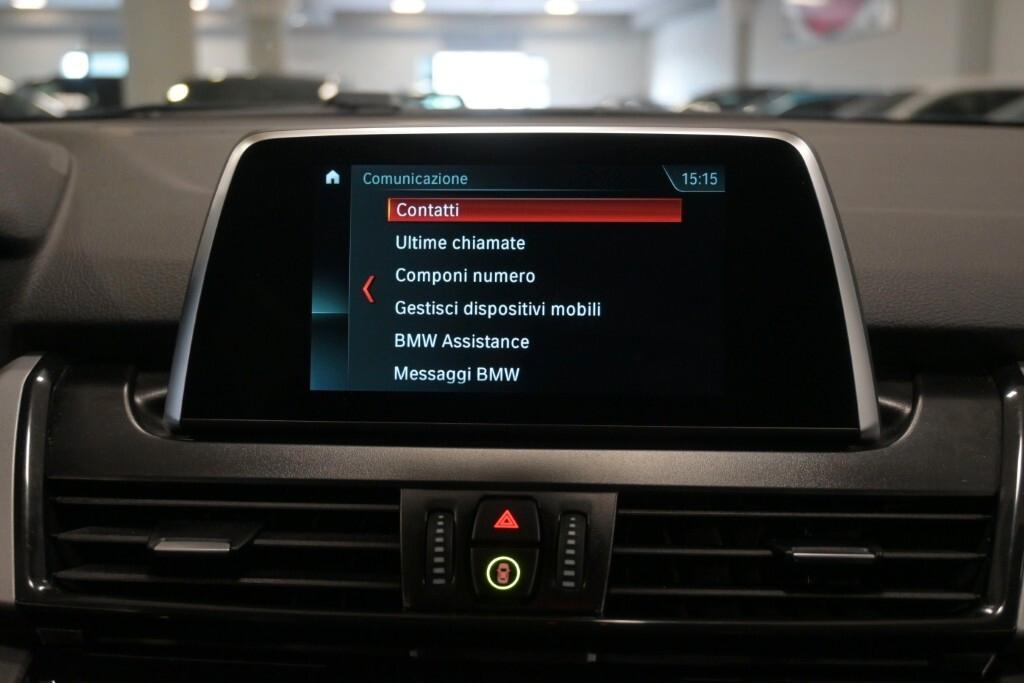 BMW 216D ACTIVE TOURER 116CV STEPTRONIC BUSINESS ADVANTAGE ( FARI LED - PELLE - CRUISE - NAVI - PARK ASSISTANT - TELECAMERA POST. )