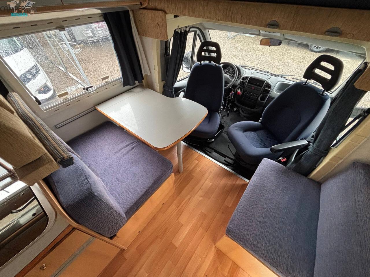 ELNAGH SUPER D 111 c - mansardato con letti a castello in coda e garage a volume variabile