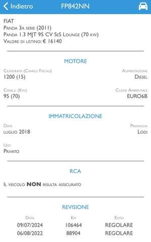 Fiat Panda 1.3 mjt 16v Easy 95cv